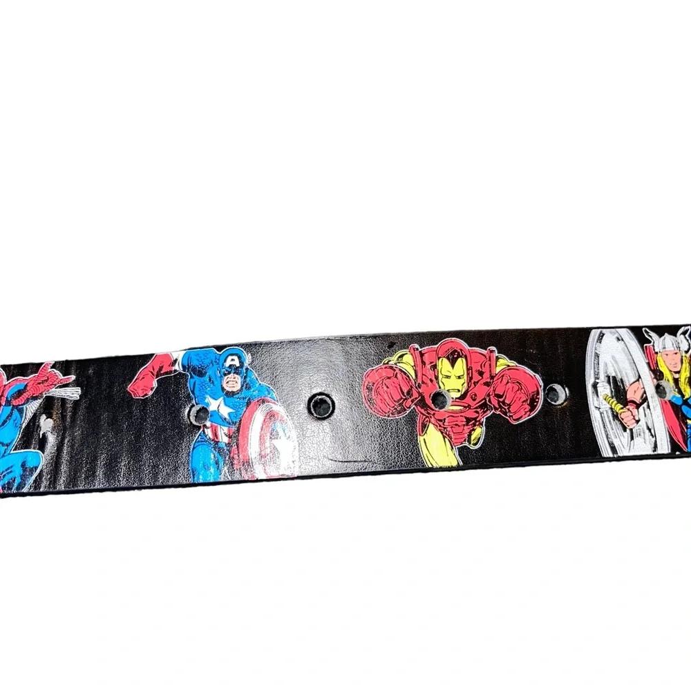 Marvel Kids Child’s/Boys Belt Size Large 28-30 Waist Size Simulated Leather